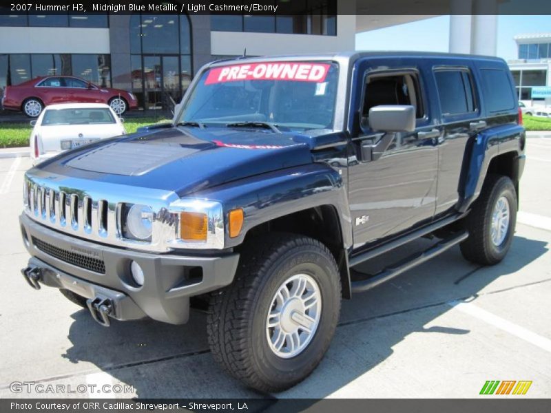 Midnight Blue Metallic / Light Cashmere/Ebony 2007 Hummer H3