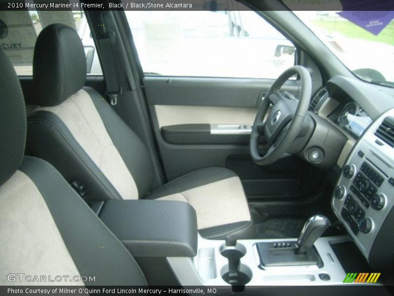 Black / Black/Stone Alcantara 2010 Mercury Mariner I4 Premier