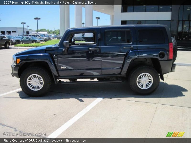Midnight Blue Metallic / Light Cashmere/Ebony 2007 Hummer H3