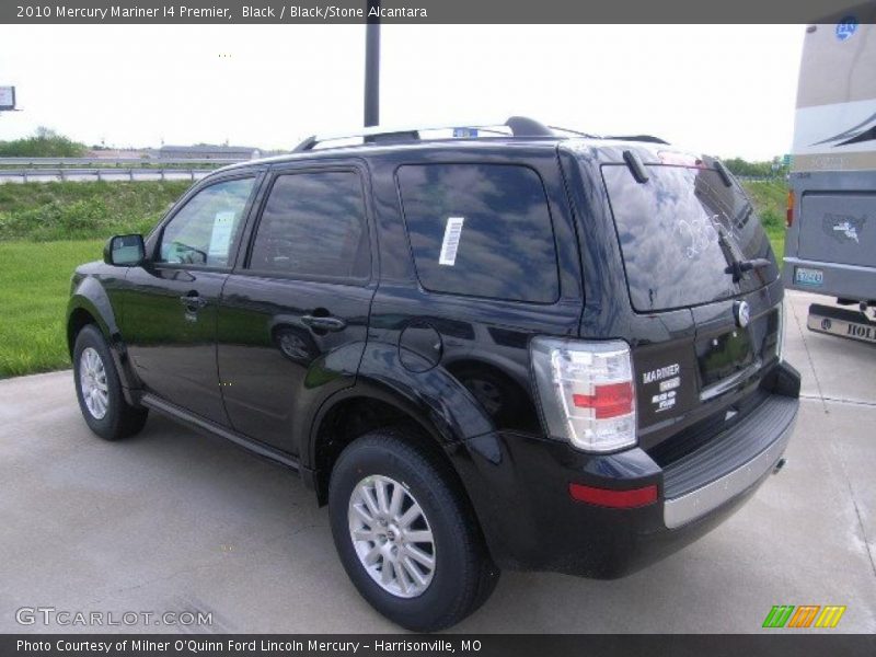 Black / Black/Stone Alcantara 2010 Mercury Mariner I4 Premier