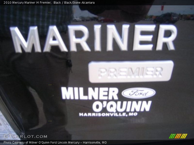 Black / Black/Stone Alcantara 2010 Mercury Mariner I4 Premier