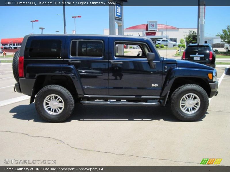 Midnight Blue Metallic / Light Cashmere/Ebony 2007 Hummer H3