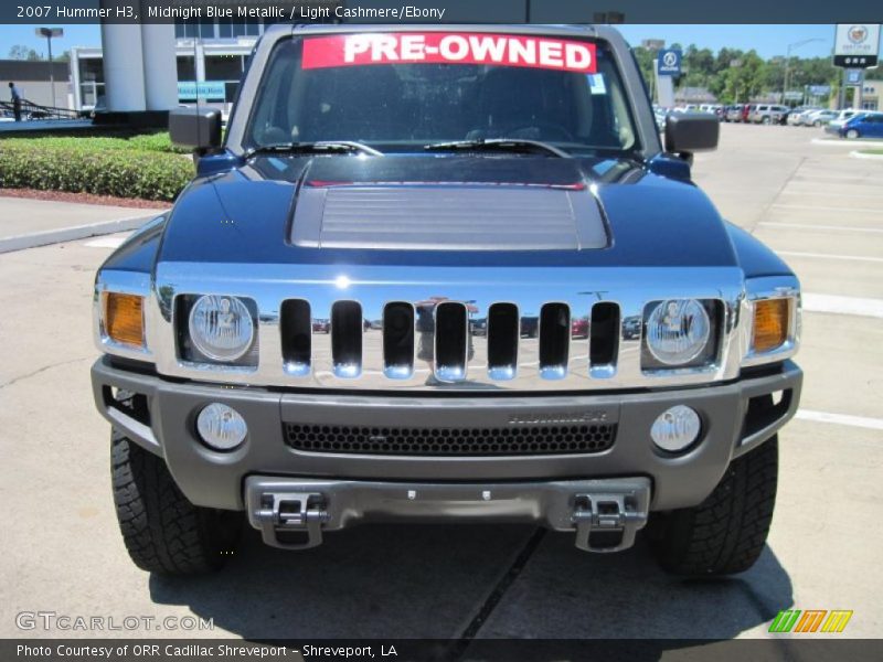 Midnight Blue Metallic / Light Cashmere/Ebony 2007 Hummer H3