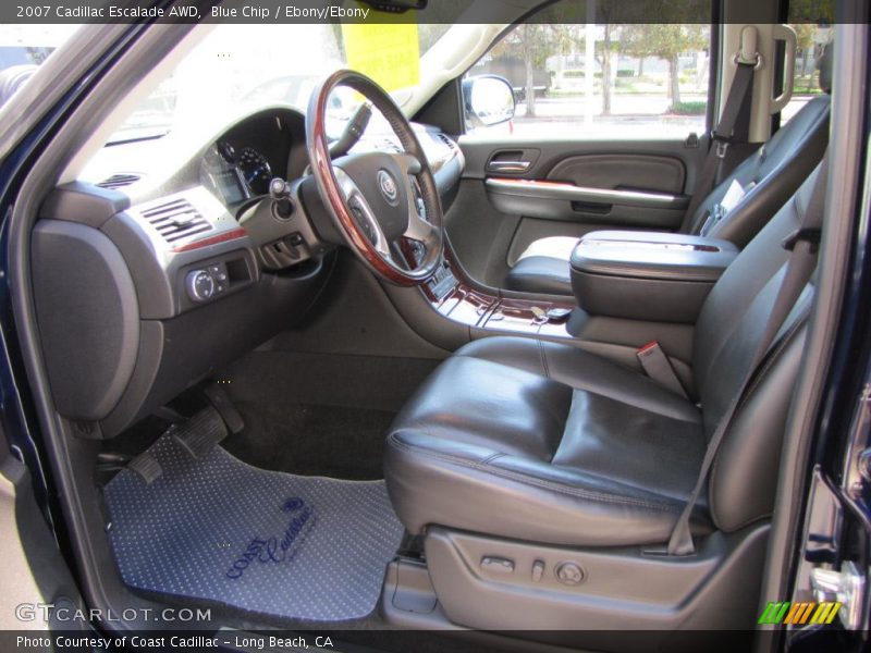 Blue Chip / Ebony/Ebony 2007 Cadillac Escalade AWD