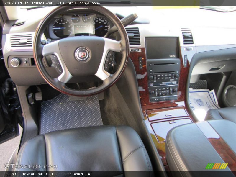 Blue Chip / Ebony/Ebony 2007 Cadillac Escalade AWD