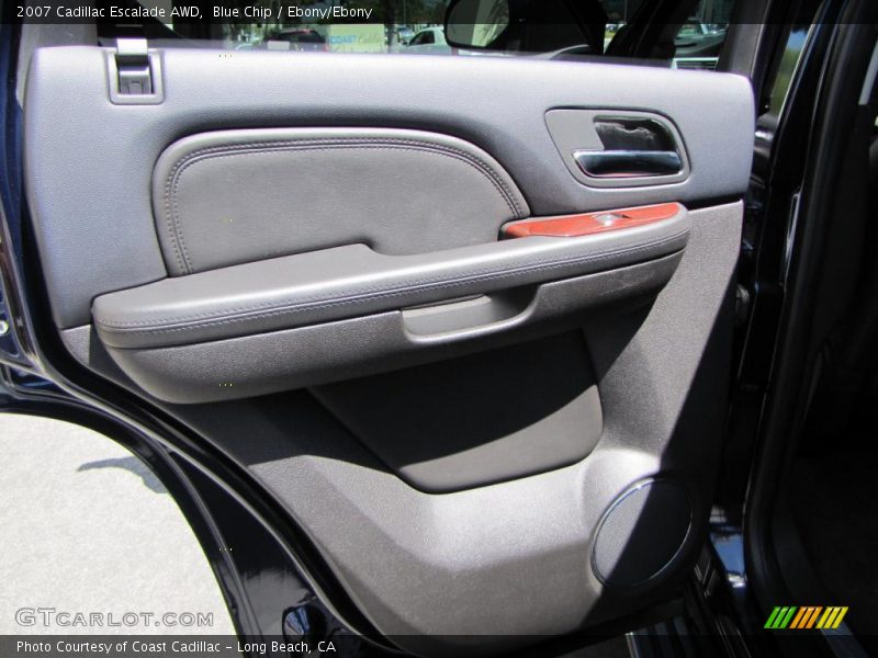 Blue Chip / Ebony/Ebony 2007 Cadillac Escalade AWD