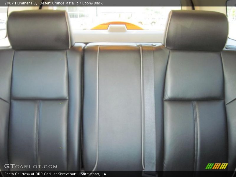 Desert Orange Metallic / Ebony Black 2007 Hummer H3