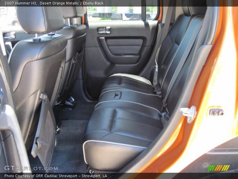 Desert Orange Metallic / Ebony Black 2007 Hummer H3