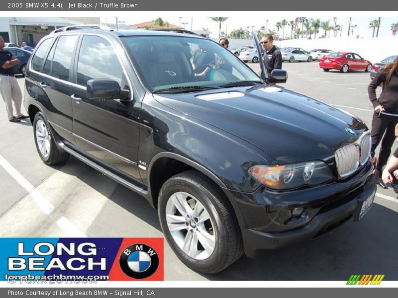 Jet Black / Truffle Brown 2005 BMW X5 4.4i