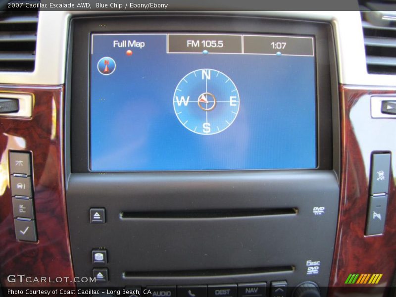 Blue Chip / Ebony/Ebony 2007 Cadillac Escalade AWD