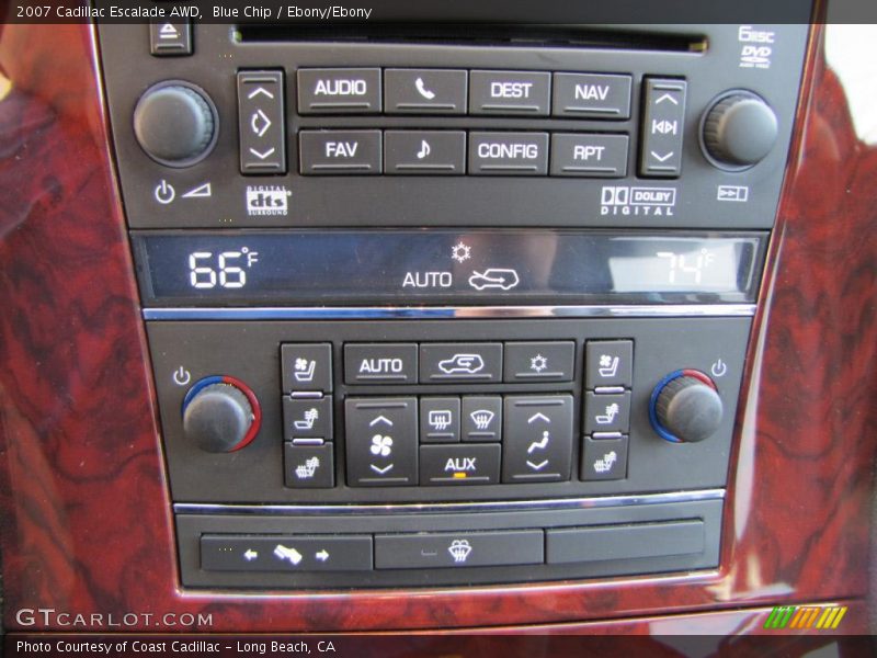 Blue Chip / Ebony/Ebony 2007 Cadillac Escalade AWD