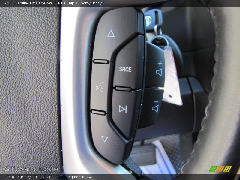 Blue Chip / Ebony/Ebony 2007 Cadillac Escalade AWD