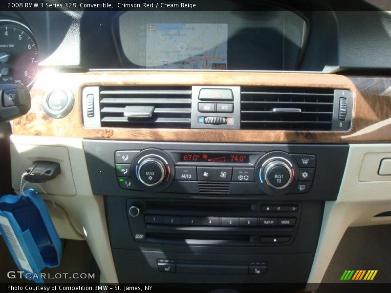 Crimson Red / Cream Beige 2008 BMW 3 Series 328i Convertible