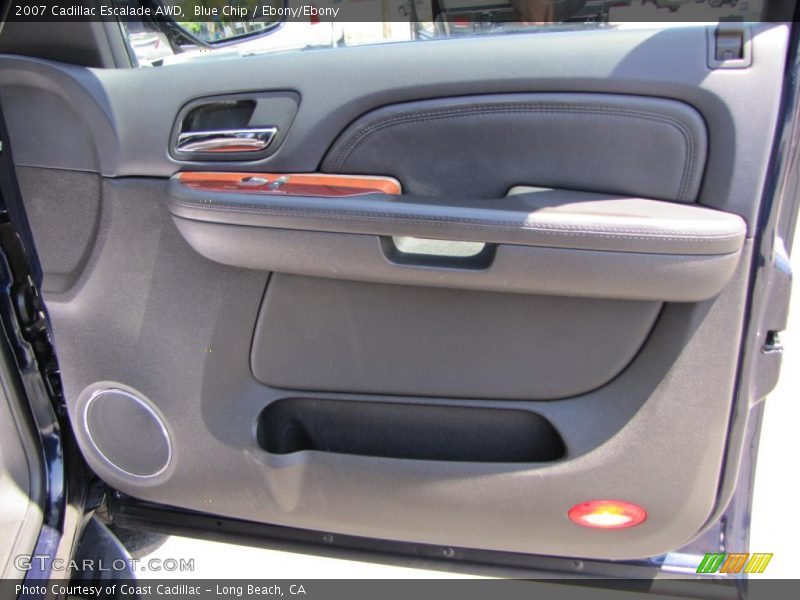Blue Chip / Ebony/Ebony 2007 Cadillac Escalade AWD