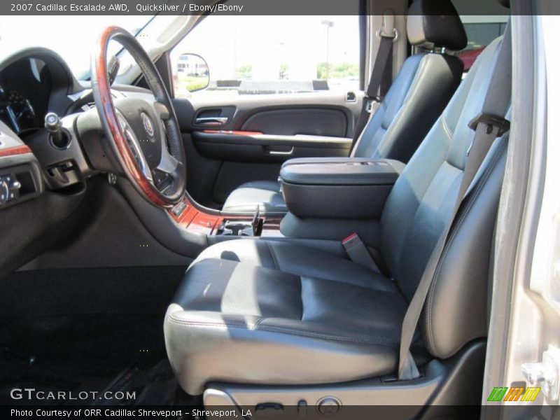 Quicksilver / Ebony/Ebony 2007 Cadillac Escalade AWD