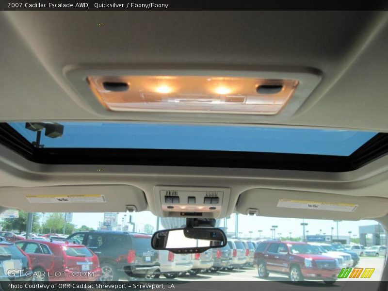 Quicksilver / Ebony/Ebony 2007 Cadillac Escalade AWD
