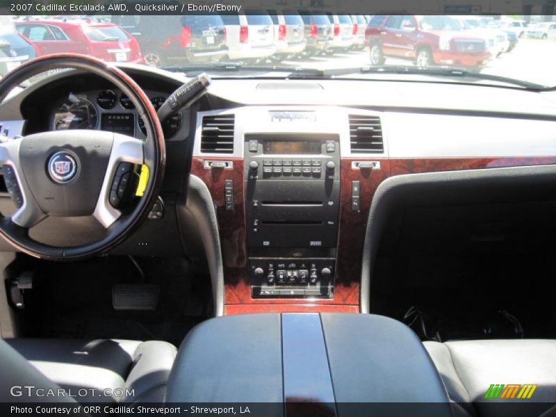 Quicksilver / Ebony/Ebony 2007 Cadillac Escalade AWD
