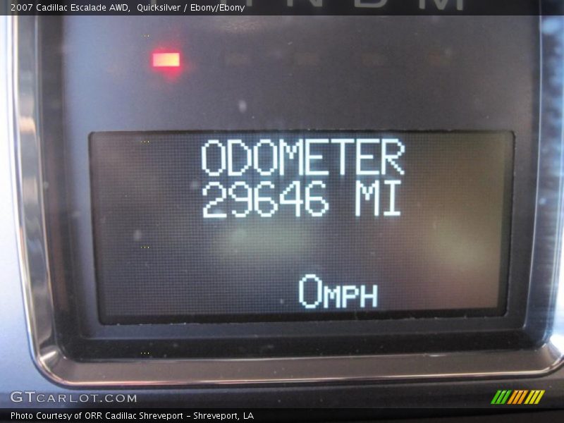 Quicksilver / Ebony/Ebony 2007 Cadillac Escalade AWD