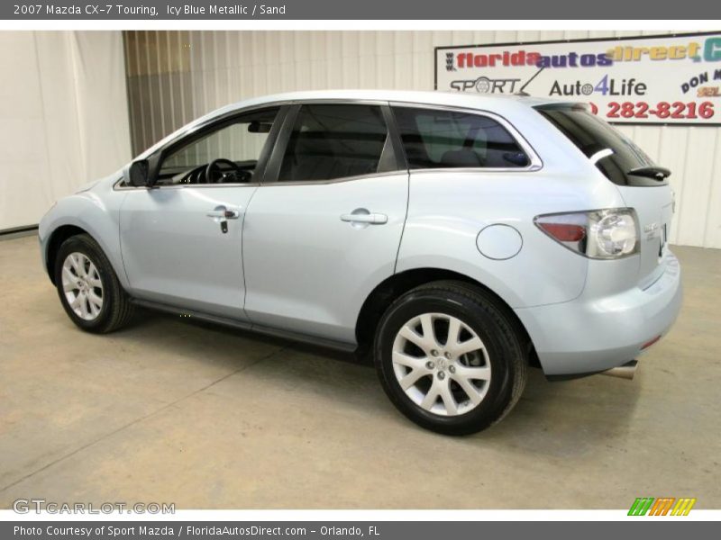 Icy Blue Metallic / Sand 2007 Mazda CX-7 Touring