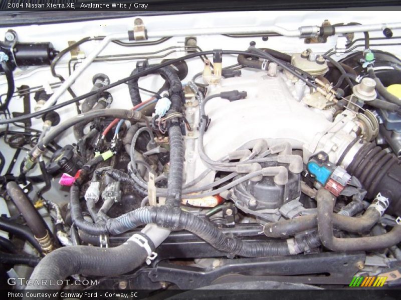 Avalanche White / Gray 2004 Nissan Xterra XE
