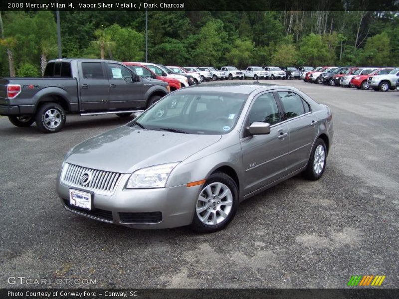 Vapor Silver Metallic / Dark Charcoal 2008 Mercury Milan I4