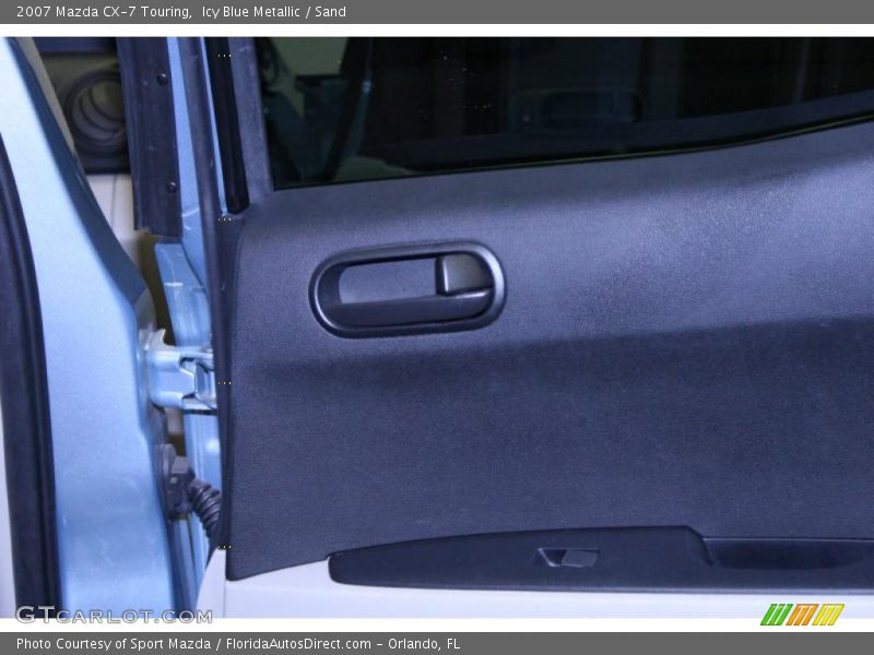 Icy Blue Metallic / Sand 2007 Mazda CX-7 Touring