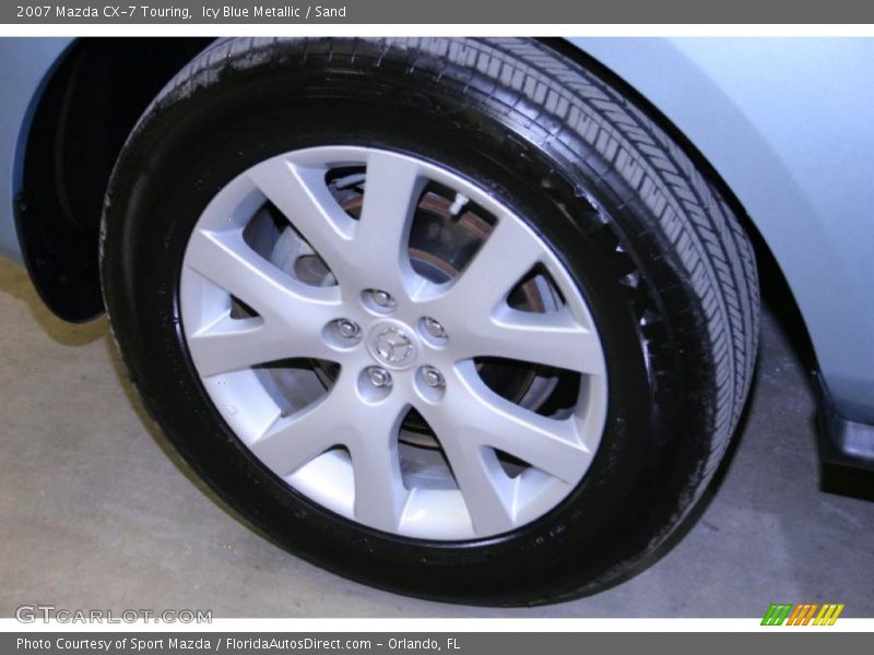 Icy Blue Metallic / Sand 2007 Mazda CX-7 Touring