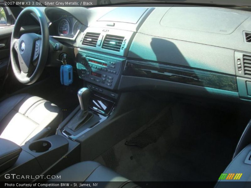 Silver Grey Metallic / Black 2007 BMW X3 3.0si