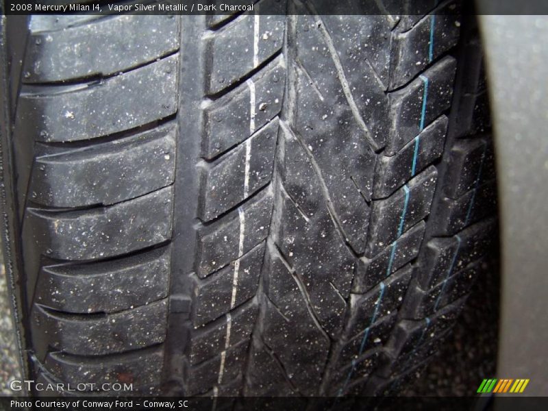 Vapor Silver Metallic / Dark Charcoal 2008 Mercury Milan I4