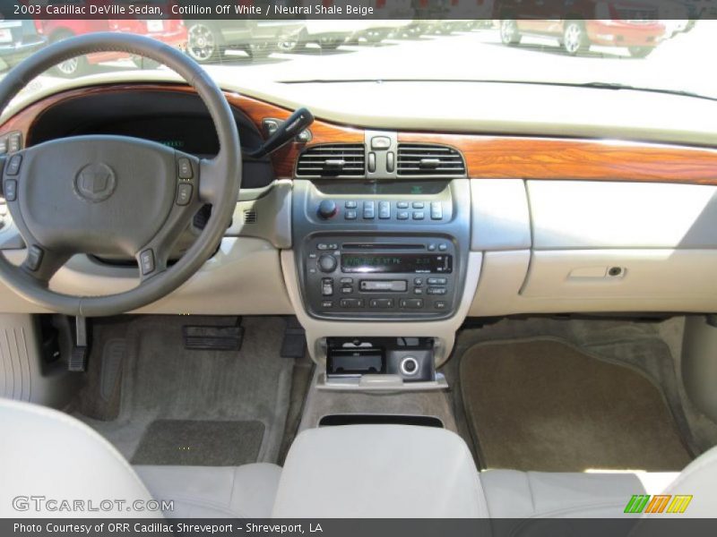 Cotillion Off White / Neutral Shale Beige 2003 Cadillac DeVille Sedan