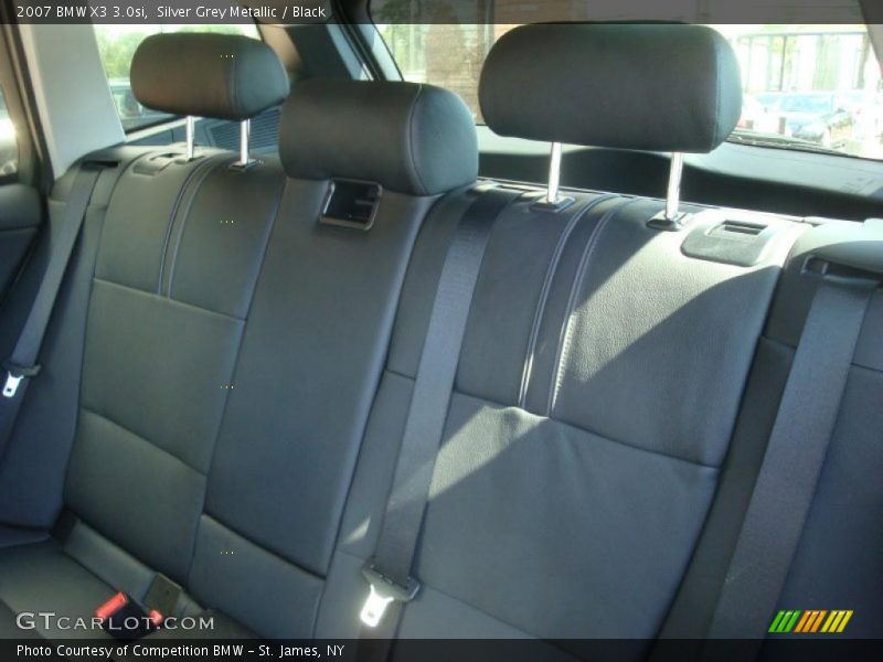 Silver Grey Metallic / Black 2007 BMW X3 3.0si