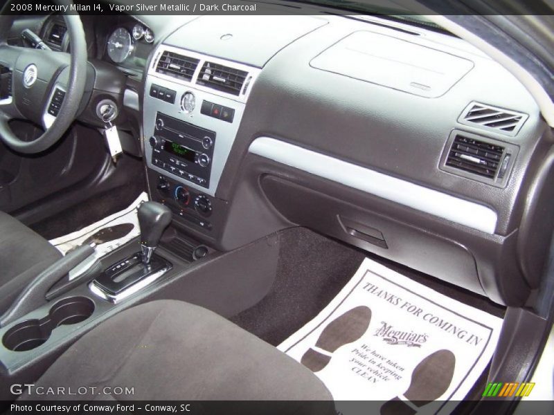 Vapor Silver Metallic / Dark Charcoal 2008 Mercury Milan I4