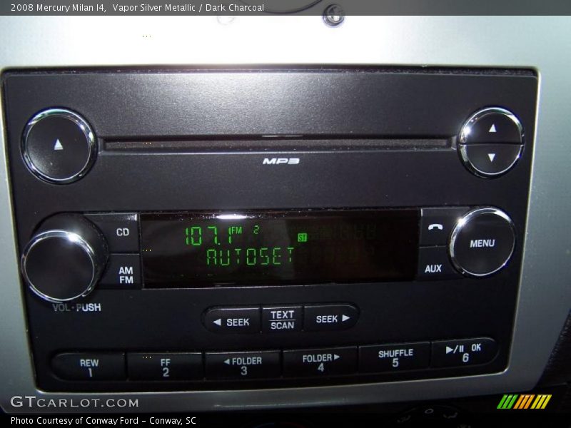 Vapor Silver Metallic / Dark Charcoal 2008 Mercury Milan I4