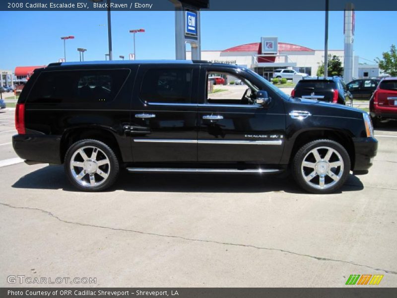 Black Raven / Ebony 2008 Cadillac Escalade ESV