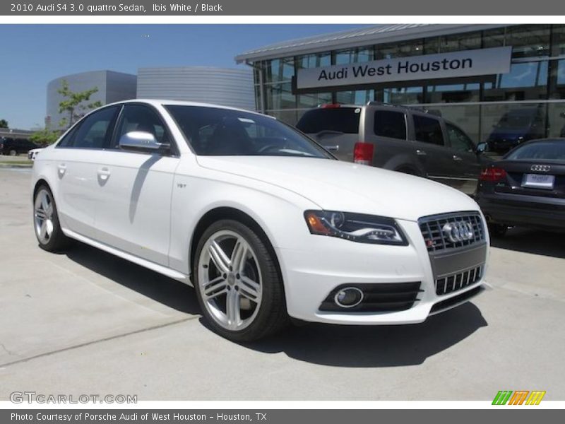 Ibis White / Black 2010 Audi S4 3.0 quattro Sedan