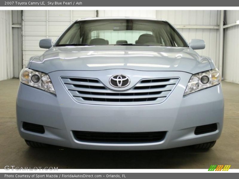 Sky Blue Pearl / Ash 2007 Toyota Camry LE