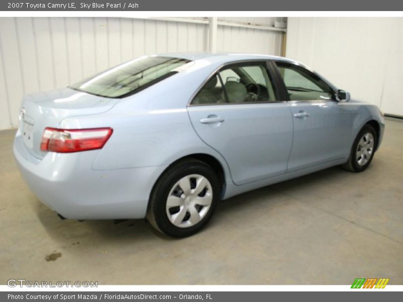 Sky Blue Pearl / Ash 2007 Toyota Camry LE