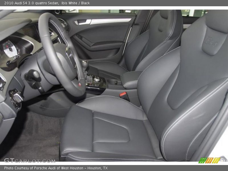 Ibis White / Black 2010 Audi S4 3.0 quattro Sedan