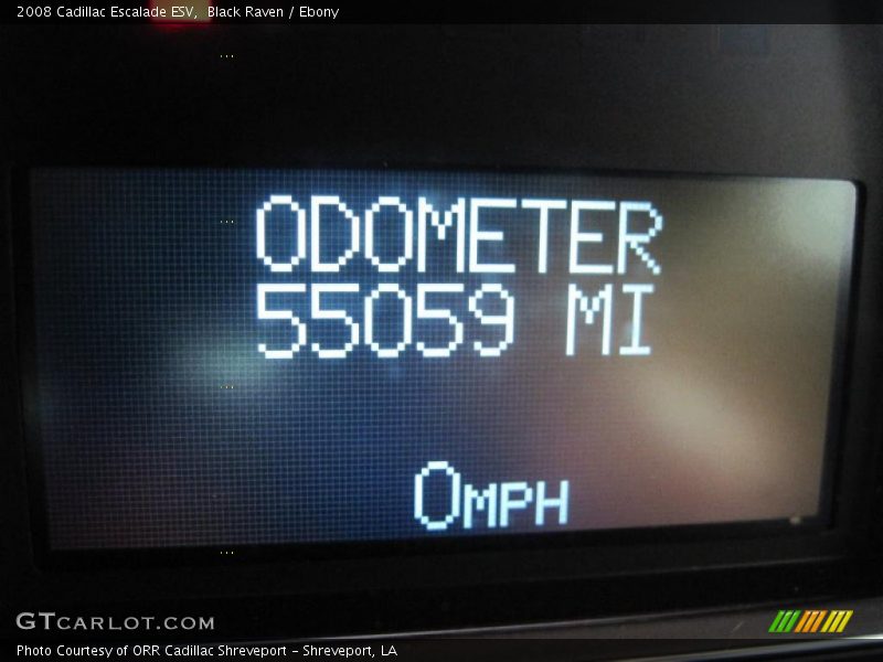 Black Raven / Ebony 2008 Cadillac Escalade ESV