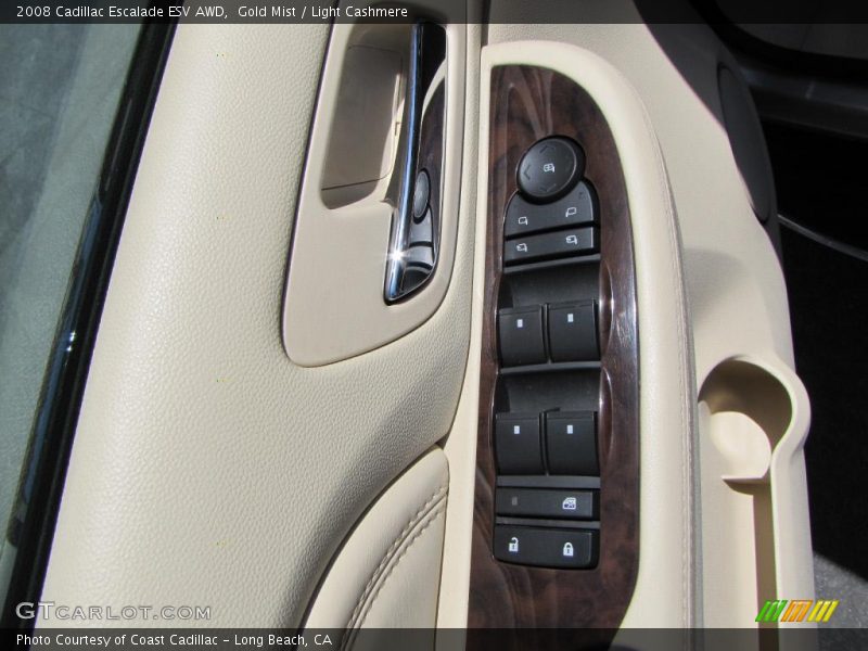 Gold Mist / Light Cashmere 2008 Cadillac Escalade ESV AWD