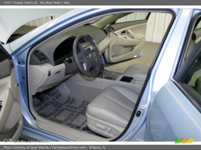 Sky Blue Pearl / Ash 2007 Toyota Camry LE