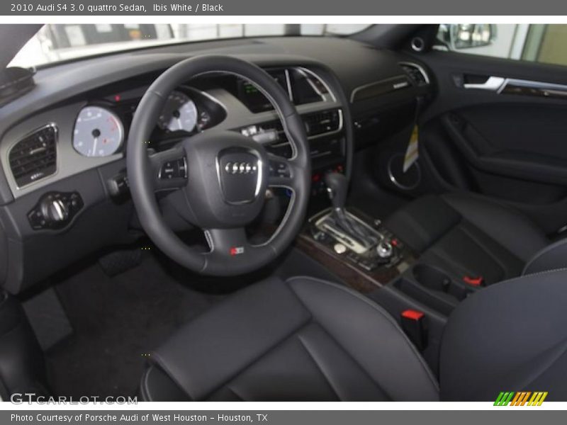 Ibis White / Black 2010 Audi S4 3.0 quattro Sedan