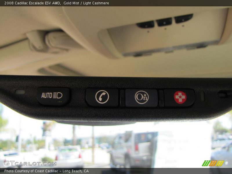Gold Mist / Light Cashmere 2008 Cadillac Escalade ESV AWD