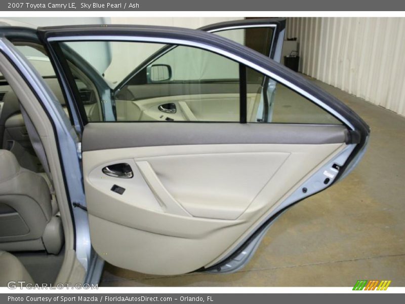 Sky Blue Pearl / Ash 2007 Toyota Camry LE