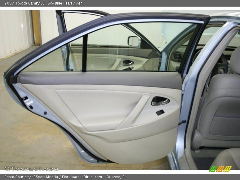 Sky Blue Pearl / Ash 2007 Toyota Camry LE