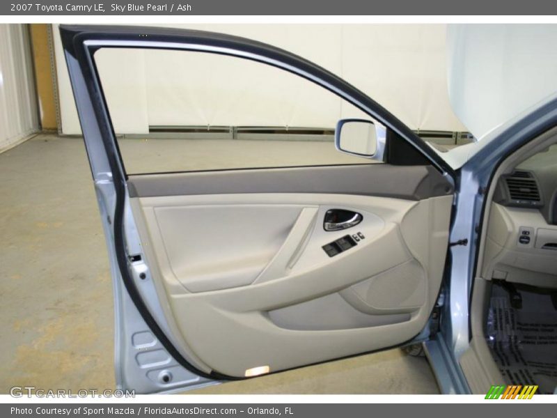 Sky Blue Pearl / Ash 2007 Toyota Camry LE