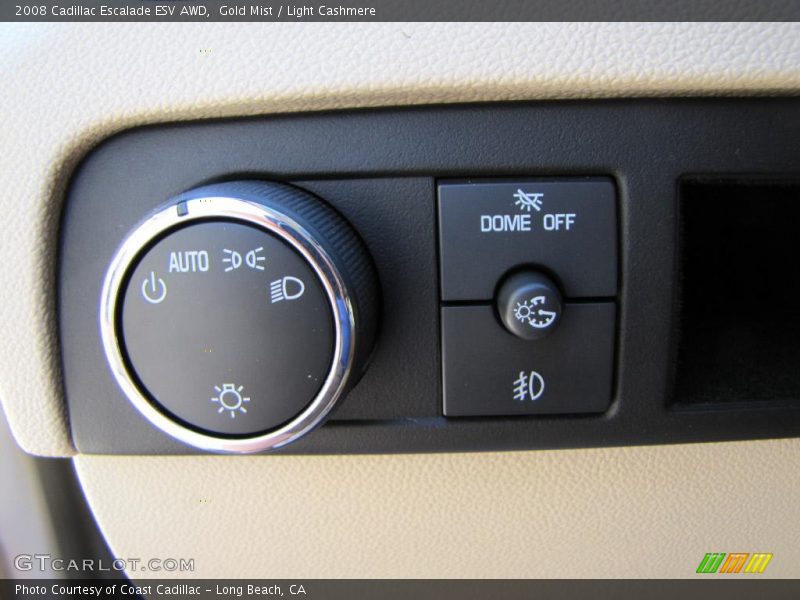 Gold Mist / Light Cashmere 2008 Cadillac Escalade ESV AWD