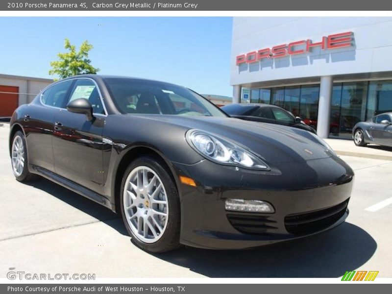 Carbon Grey Metallic / Platinum Grey 2010 Porsche Panamera 4S