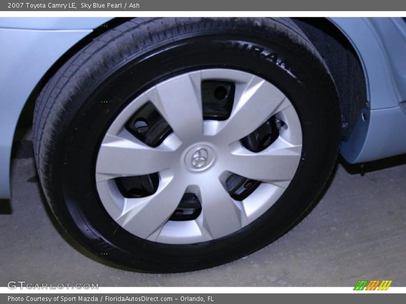 Sky Blue Pearl / Ash 2007 Toyota Camry LE