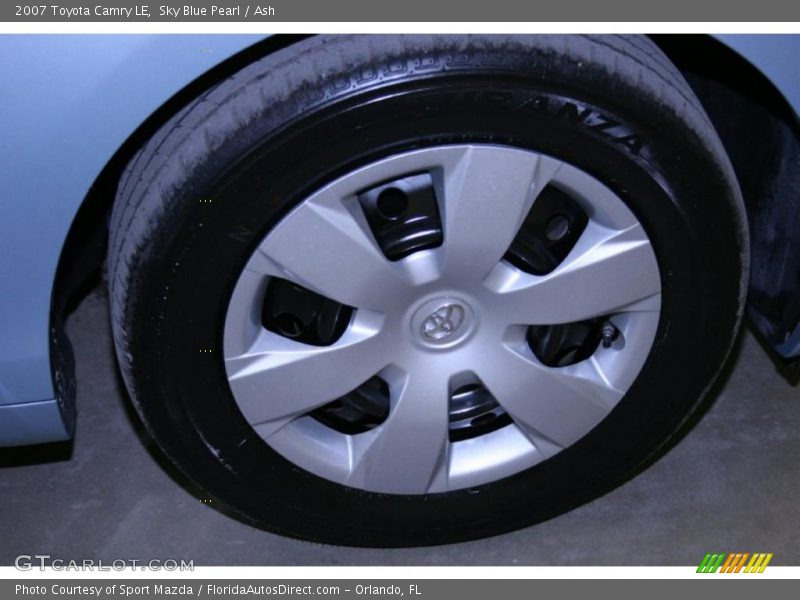 Sky Blue Pearl / Ash 2007 Toyota Camry LE